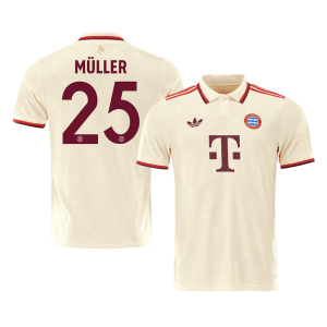 Authentic MÜLLER #25 Soccer Jersey Bayern Munich Third Away Shirt 2024/25 -UCL