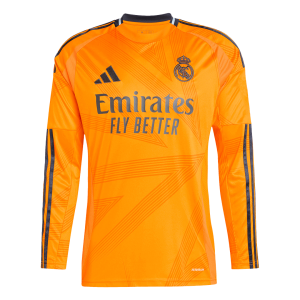 Real Madrid Long Sleeve Jersey Away Football Shirt 2024/25