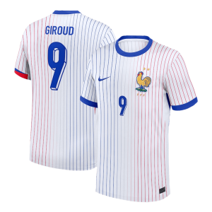 GIROUD #9 France Soccer Jersey Away Custom Shirt 2024