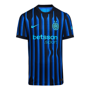 Inter Milan Home Custom Player Version Soccer Jersey 2025/26