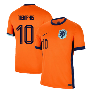 MEMPHIS #10 Netherlands Soccer Jersey Home Custom Shirt 2024