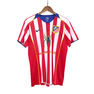 Atletico Madrid Retro Jersey Home Soccer Shirt 2004/05