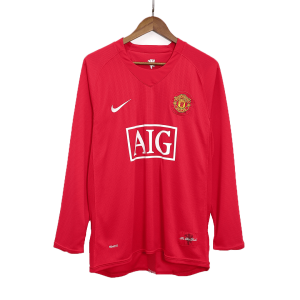 Manchester United Jersey RONALDO #7 Custom Home Soccer Jersey 2007/08