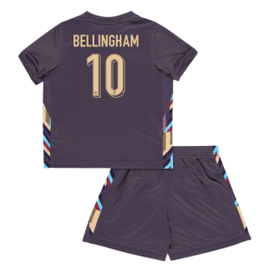 Kids England BELLINGHAM #10 Custom Away Soccer Kits
2024