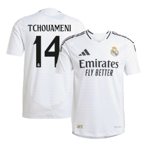 Real Madrid TCHOUAMENI #14 Home Custom Player Version Soccer Jersey 2024/25