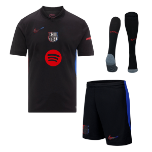 Barcelona Away Custom Full Soccer Kit 2024/25 - Spotify Logo Without Text