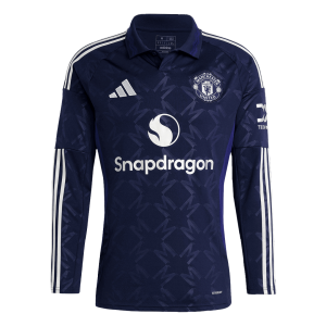 Manchester United Long Sleeve Jersey Away Football Shirt 2024/25