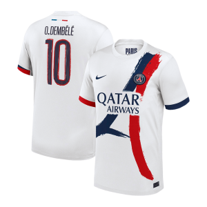 O.DEMBÉLÉ #10 PSG Soccer Jersey Away Custom Shirt 2024/25 - UCL