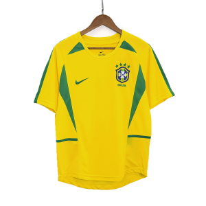 Brazil Jersey Custom Home Soccer Jersey 2002/03