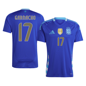 GARNACHO #17 Argentina Soccer Jersey Away Custom Shirt 2024