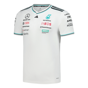 Mercedes AMG Petronas F1 Racing Team White T-Shirt 2025