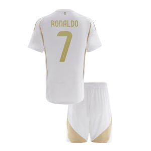 Kids Al Nassr RONALDO #7 Third Away Soccer Kits2024/25 ACL