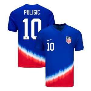 PULISIC #10 USA Soccer Jersey Away Custom Shirt 2024