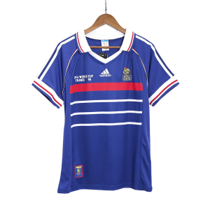 France World Cup Jersey Custom Home Soccer Retro Jersey 1998