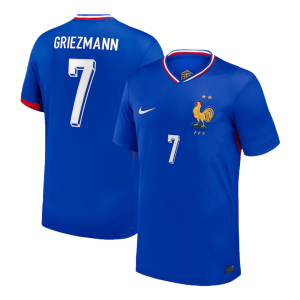 GRIEZMANN #7 France Soccer Jersey Home Custom Shirt 2024