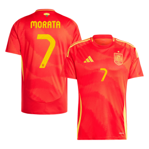 Spain Jersey Custom MORATA #7 Soccer Jersey Home 2024