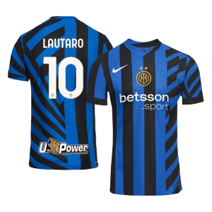 Inter Milan LAUTARO #10 Home Custom Player Version Soccer Jersey 2024/25