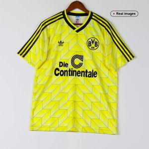 Borussia Dortmund Retro Jersey Home Soccer Shirt 1988