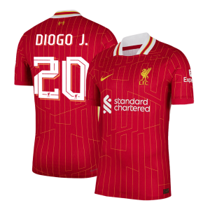Liverpool DIOGO J. #20 Home Custom Player Version Soccer Jersey 2024/25 - UCL