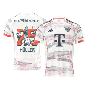 MÜLLER Special #25 Bayern Munich Soccer Jersey Away Shirt 2025/26