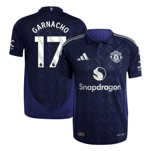 Manchester United GARNACHO #17 Away Custom Player Version Soccer Jersey 2024/25