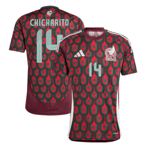 CHICHARITO #14 Mexico Soccer Jersey Home Custom Shirt 2024
