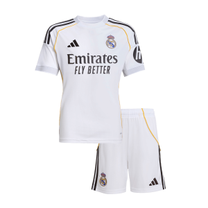 Kids Real Madrid Custom Home Soccer Kits 2025/26