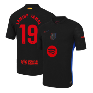 Barcelona LAMINE YAMAL #19 Away Custom Player Version Soccer Jersey 2024/25 - Spotify Logo Without Text