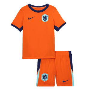 Kids Netherlands Custom Home Soccer Kits 2024