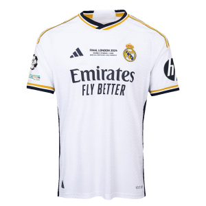 Real Madrid Home Custom Player Version Soccer Jersey 2023/24 - UCL FINAL