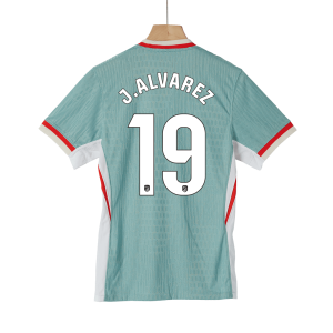 Atletico Madrid J.ALVAREZ #19 Away Custom Player Version Soccer Jersey 2024/25