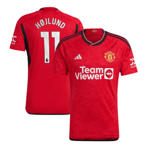 Manchester United Jersey Custom HØJLUND #11 Soccer Jersey Home 2023/24