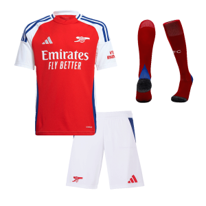 Kids Arsenal Custom Home Full Soccer Kits
2024/25