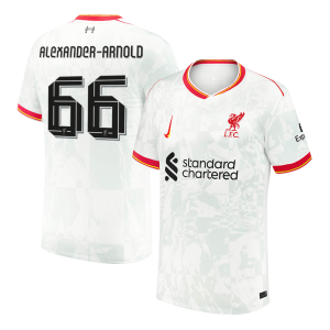 ALEXANDER-ARNOLD #66 Liverpool Soccer Jersey Third Away Custom Shirt 2024/25 -UCL