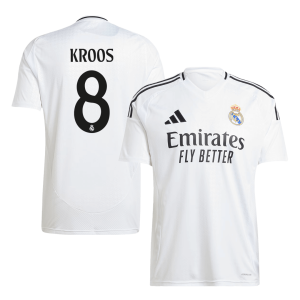 KROOS #8 Real Madrid Soccer Jersey Home Custom Shirt 2024/25