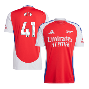 Arsenal Jersey Custom RICE #41 Soccer Jersey Home 2024/25