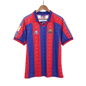 Barcelona Retro Jersey Home Soccer Shirt 1996/97