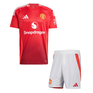 Manchester United Home Soccer Uniform Kits 2024/25