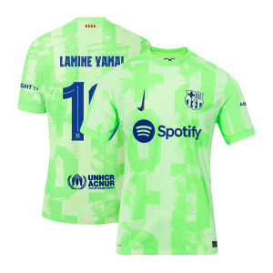 Barcelona LAMINE YAMAL #19 Third Away Custom Player Version Soccer Jersey 2024/25 - UCL