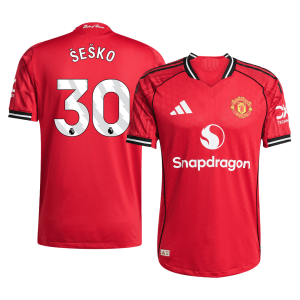 Manchester United ŠEŠKO #30 Home Custom Player Version Soccer Jersey 2025/26
