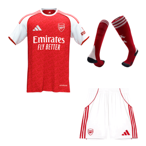 Arsenal Home Custom Full Soccer Kit 2025/26