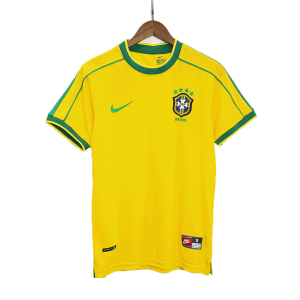 Brazil Jersey Custom Home Soccer Jersey 1998
