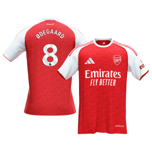 ØDEGAARD #8 Arsenal Soccer Jersey Home Custom Shirt 2025/26