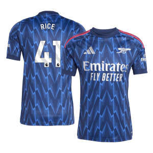 RICE #41 Arsenal Soccer Jersey Away Custom Shirt 2025/26