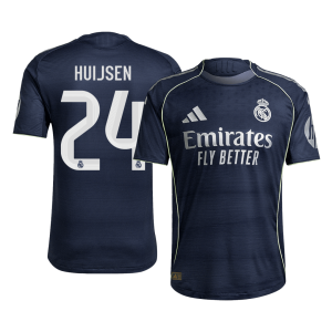 Real Madrid HUIJSEN #24 Away Custom Player Version Soccer Jersey 2025/26