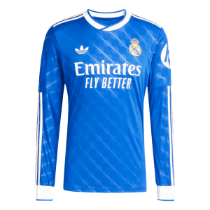 Real Madrid Long Sleeve Jersey Third Away Football Shirt 2025/26