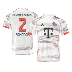 Bayern Munich UPAMECANO #2 Away Custom Player Version Soccer Jersey 2025/26