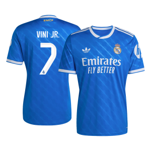 VINI JR. #7 Real Madrid Soccer Jersey Third Away Custom Shirt 2025/26