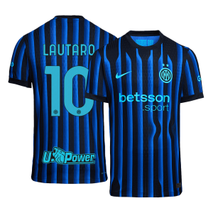 Inter Milan LAUTARO #10 Home Custom Player Version Soccer Jersey 2025/26