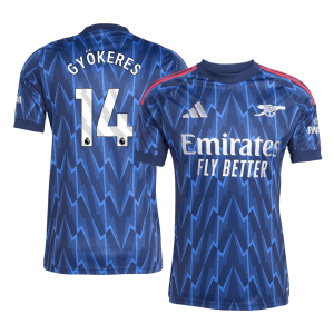GYÖKERES #14 Arsenal Soccer Jersey Away Custom Shirt 2025/26